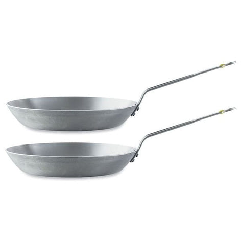 Lot 2 poêles acier Minéral B 24 et 28 cm De Buyer - Mathon - 1