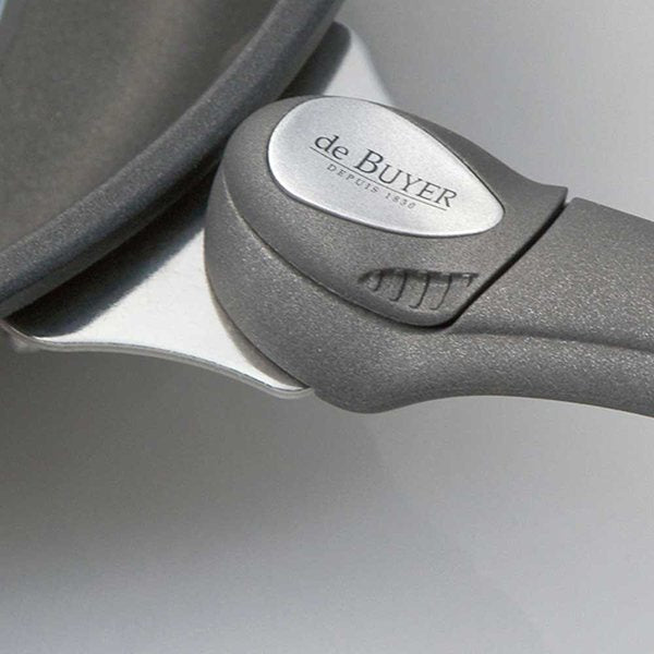 Lot sauteuse paysanne acier Minéral B 24 cm et manche amovible De Buyer - Mathon - 5