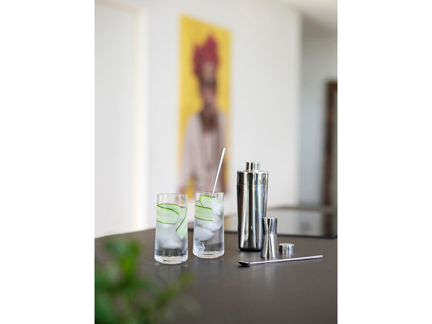 Set cocktail ROCKS 3 pièces en acier Acier poli Zone Denmark - Mathon - 2