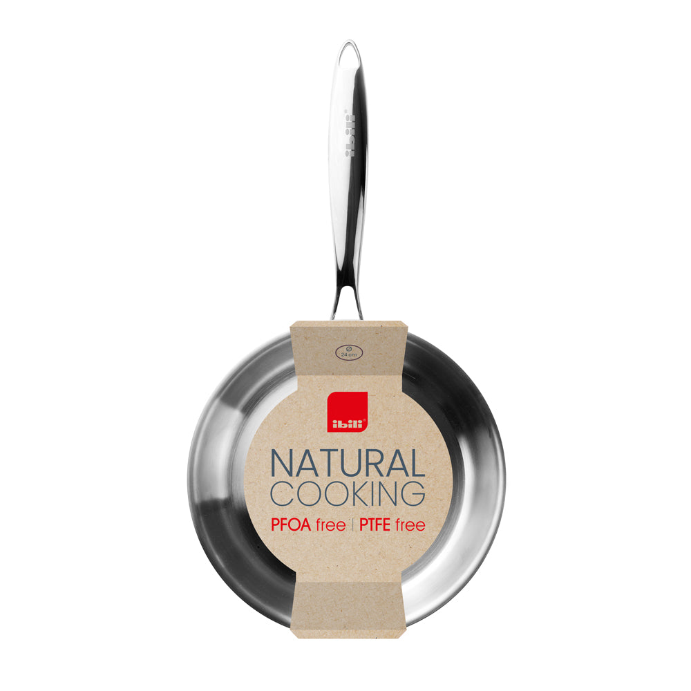 Sauteuse avec couvercle Triply Natural 24 cm Ibili - Mathon - 3