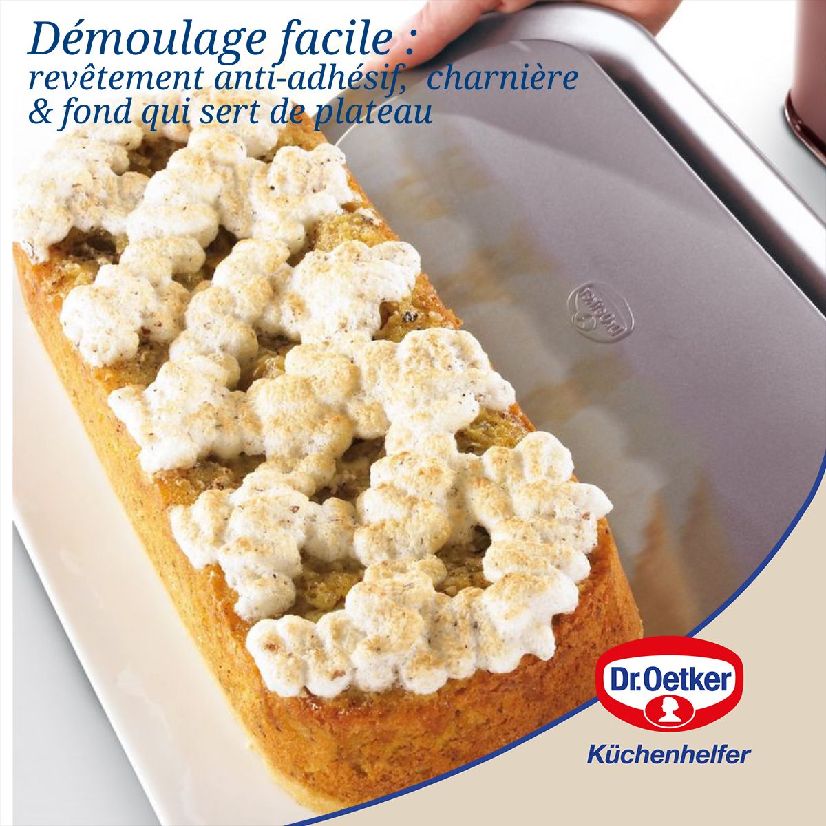 Moule à cake à charnière 30 cm Dr Oetker Back-Liebe Bicolor Dr. Oetker - Mathon - 5