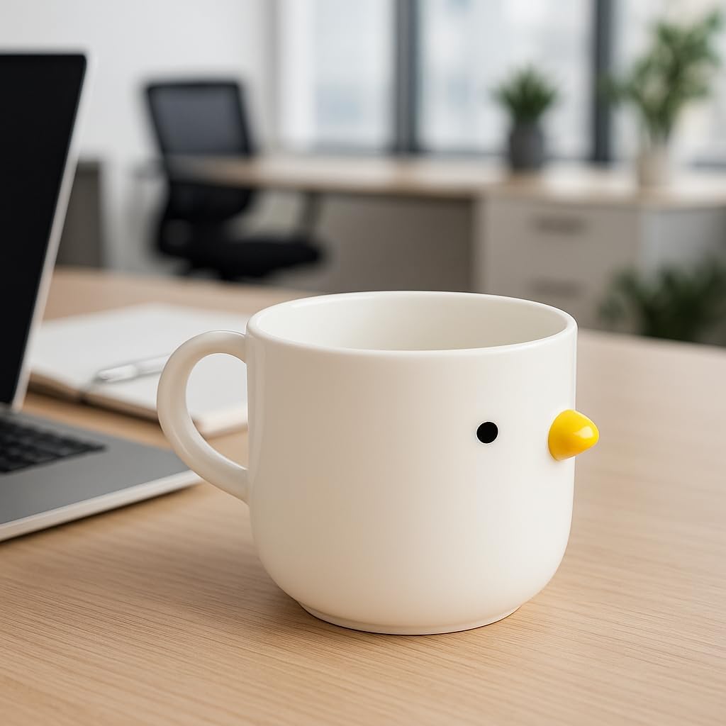 Tasse Cappuccino Poulet 3D – Céramique Mignonne 15 cm Vendos85 - Mathon