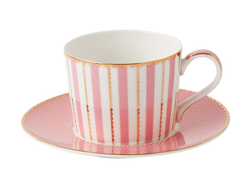 Tasse et sous-tasse - Rose - 240ml - Teas & C
