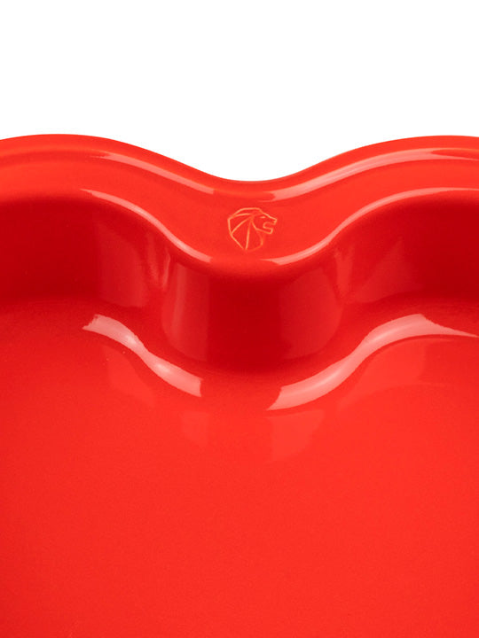 For You Plat four céramique coeur rouge 26 cm Peugeot - Mathon - 5