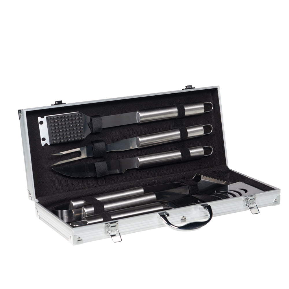 Valisette 5 pièces barbecue silver Table passion - Mathon - 1