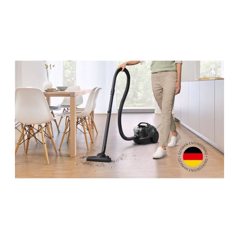 Nouveauté ! Aspirateur Traineau Sans Sac -   Bgc21x300 - 550w - 2l - 76 Db - Noir Bosch - Mathon - 4