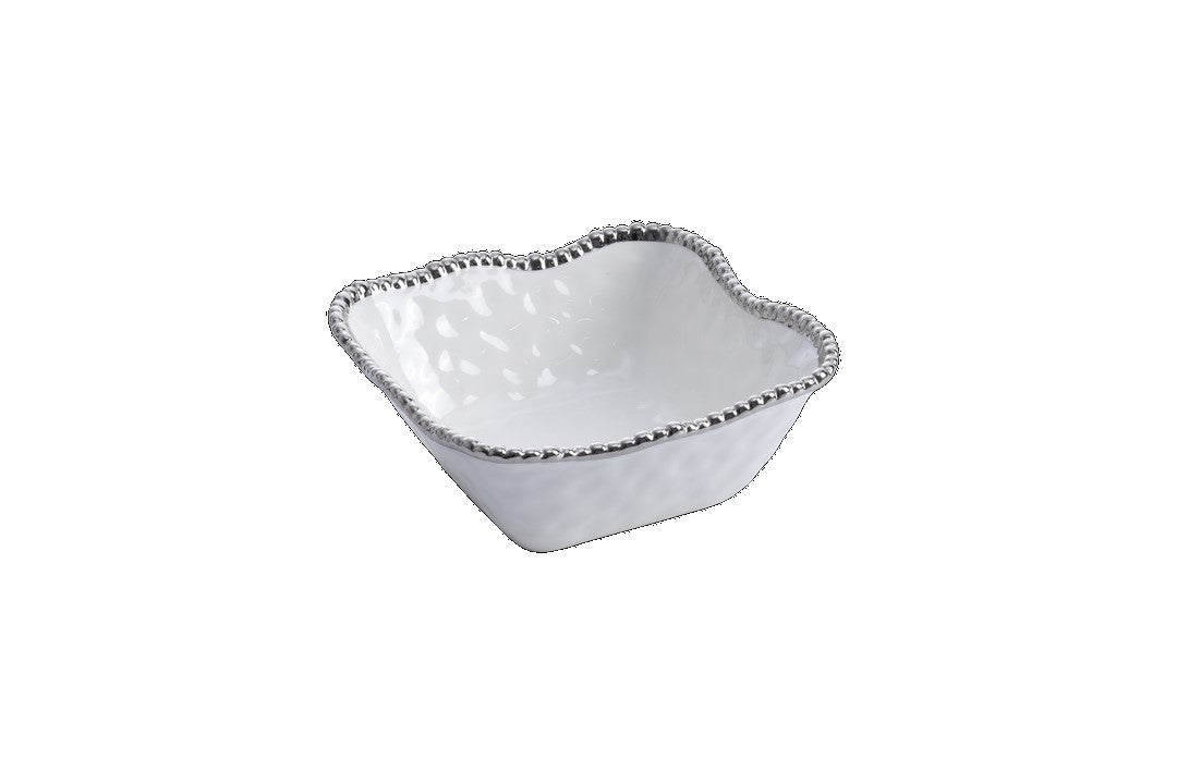 Set de 2 Bols à salade carrés M - 22,9x21,6x8,3cm - SALERNO Pampa Bay - Mathon