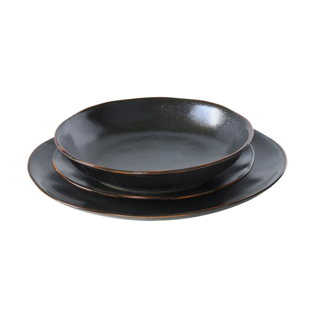 Vertigo Volcan - Assiette salade et pâtes 20.5 cm (lot de 6) Médard de Noblat - Mathon - 2