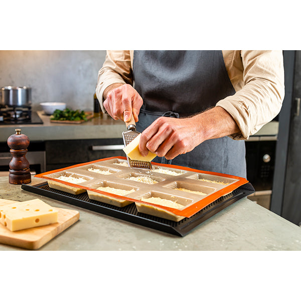 Plaque de 9 empreintes mini-cakes Silpat - Mathon - 5