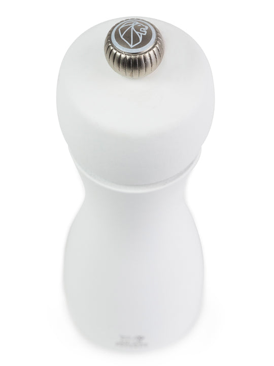 Tahiti Moulin à sel manuel en bois couleur blanc mat 20 cm Peugeot - Mathon - 4