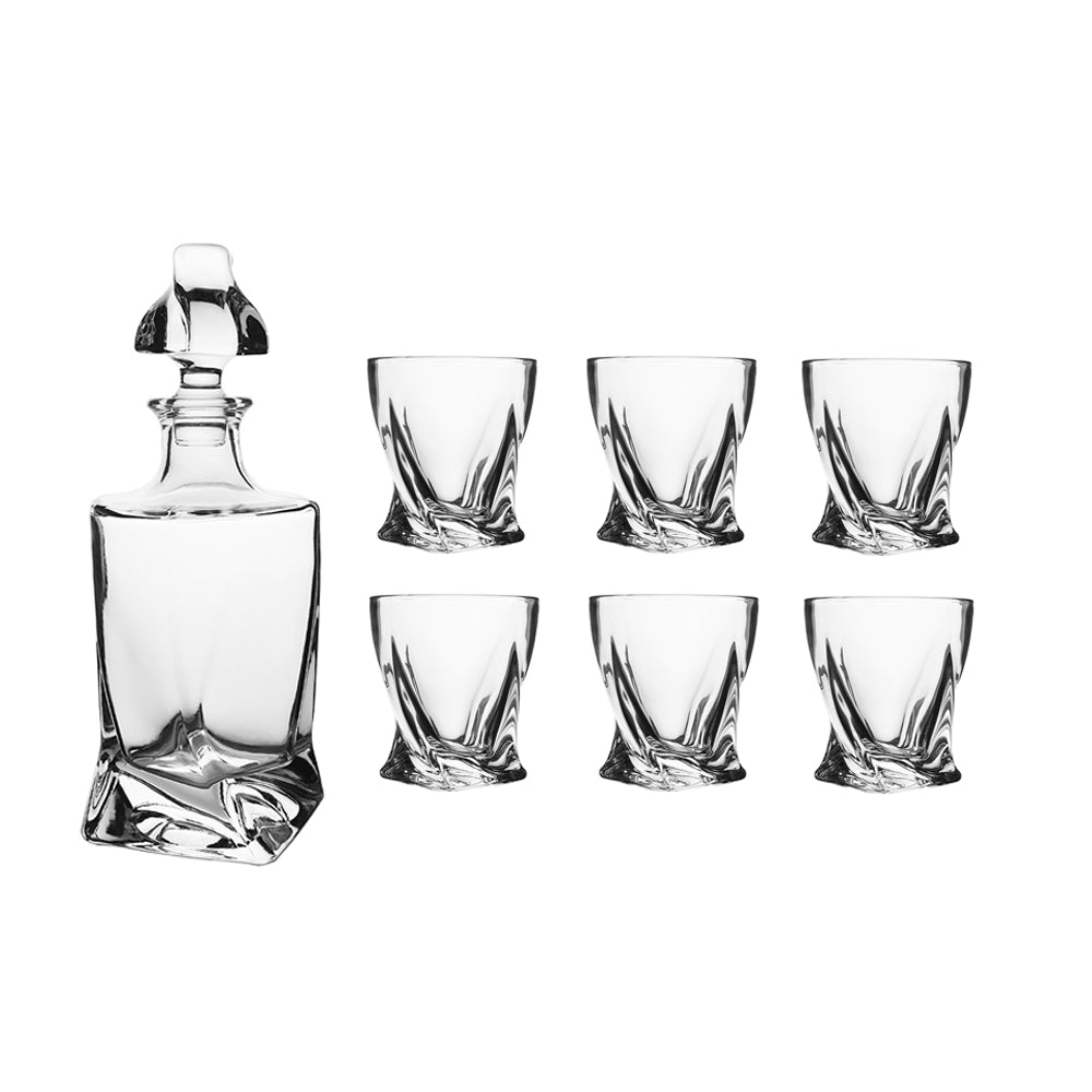 Coffret carafe avec 6 verres Rugg Table passion - Mathon - 1