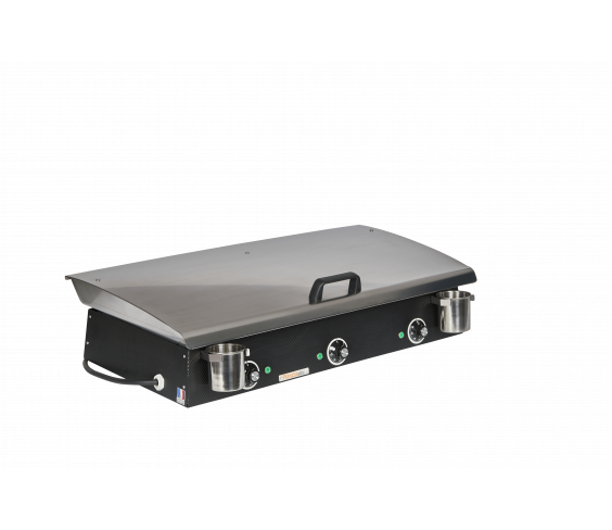 LUX 830 CARBON Couvercle 2 ustensiles Planchaelec - Mathon - 2