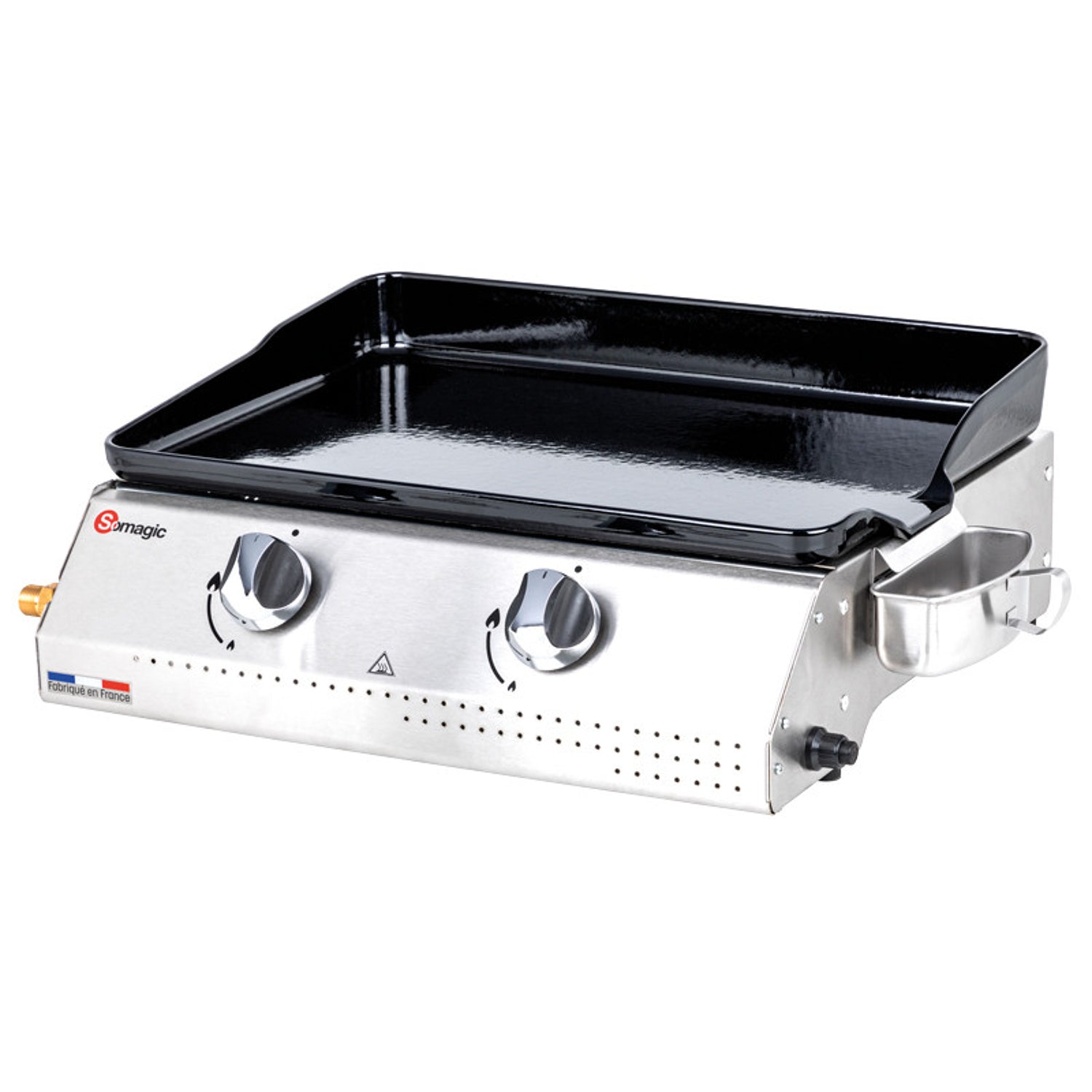 Plancha à gaz VERA 200 2 brûleurs 5,3kW Somagic - Mathon - 3