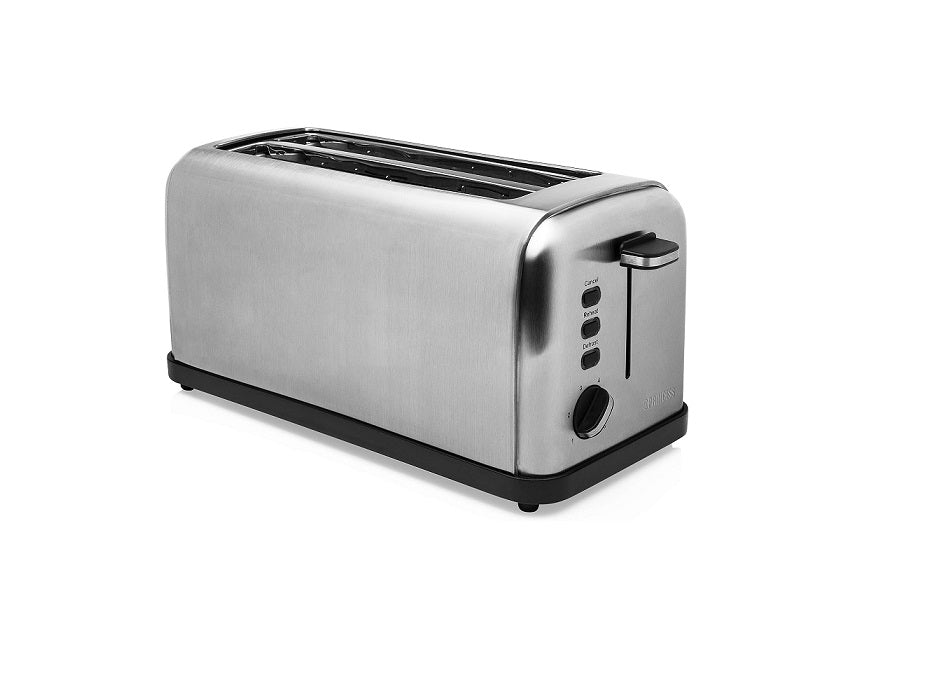 BLACK+DECKER BXTO1001E Grille-Pain 1000W - 7 Niveaux Brunissage, Fente Extra Longue, Stop