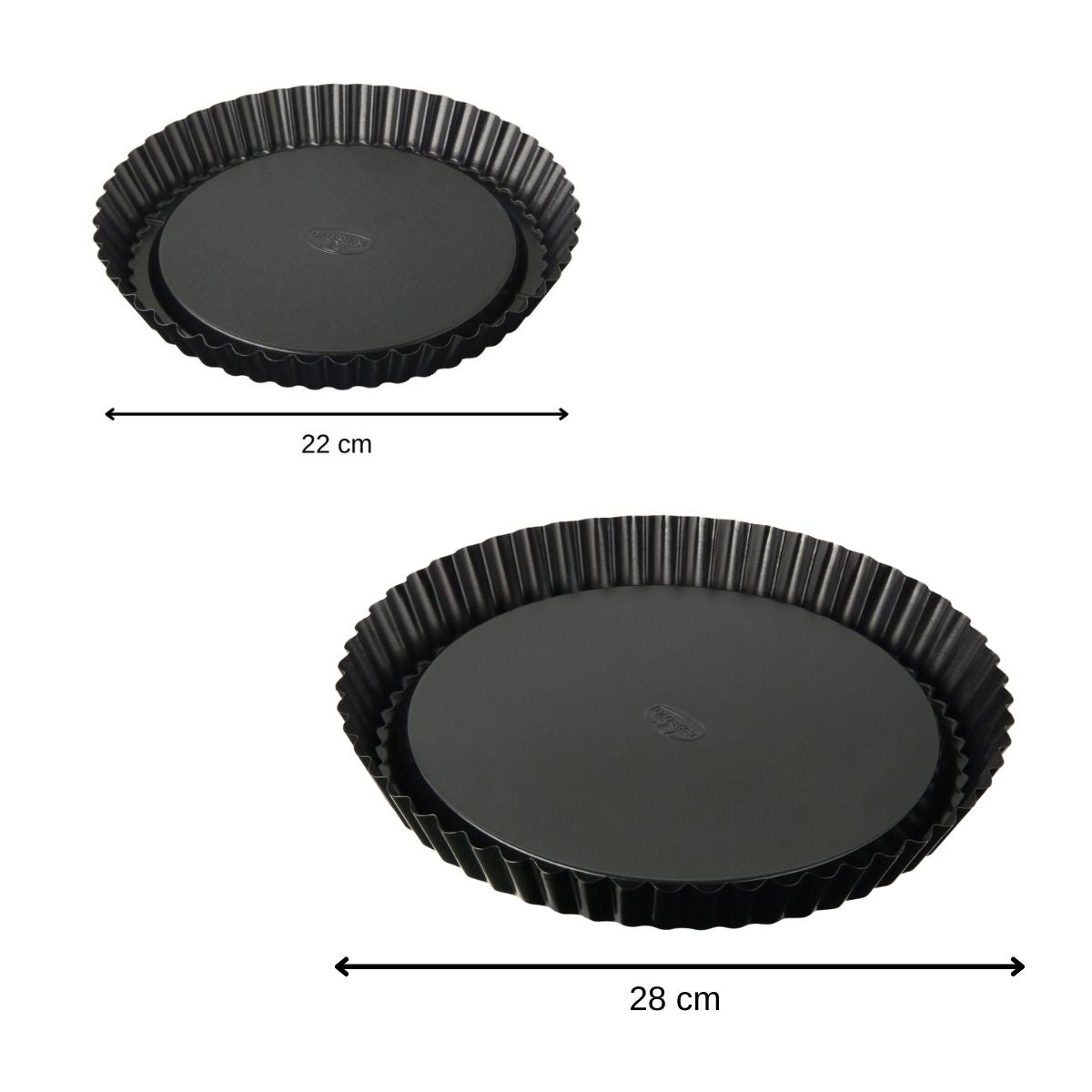 Set de 2 moules à tarte renversée 22 cm et 28 cm Dr Oetker tradition Dr. Oetker - Mathon - 3