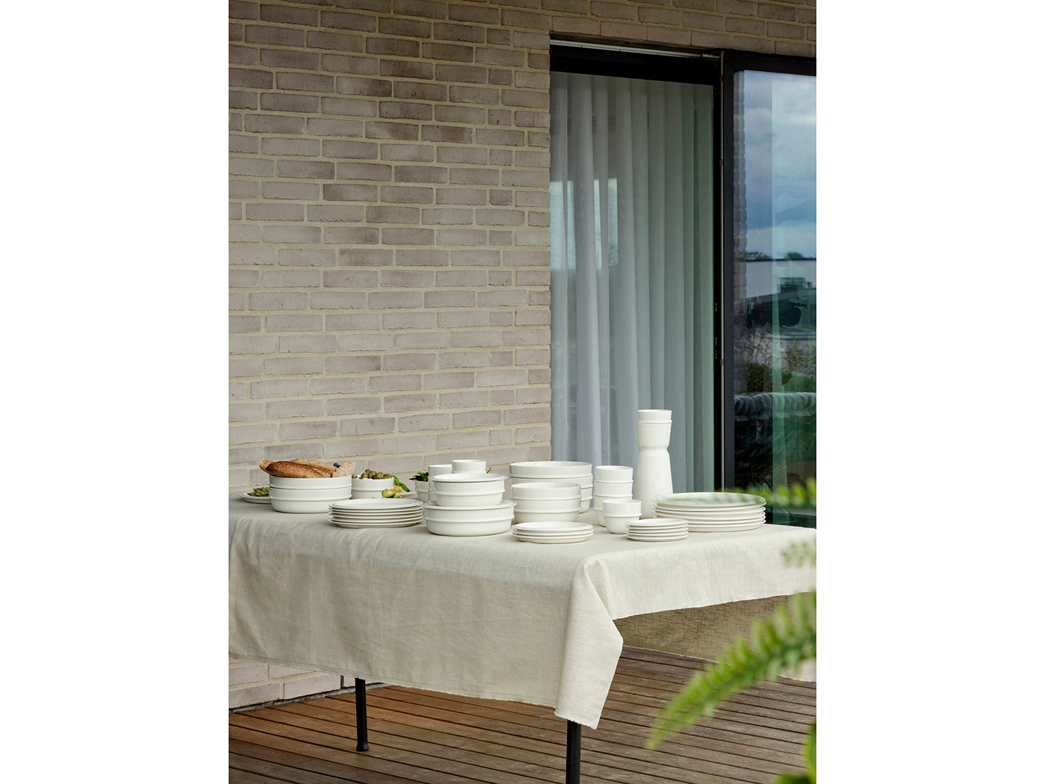 Tasse de café EAU en porcelaine Blanc cassé Zone Denmark - Mathon - 3