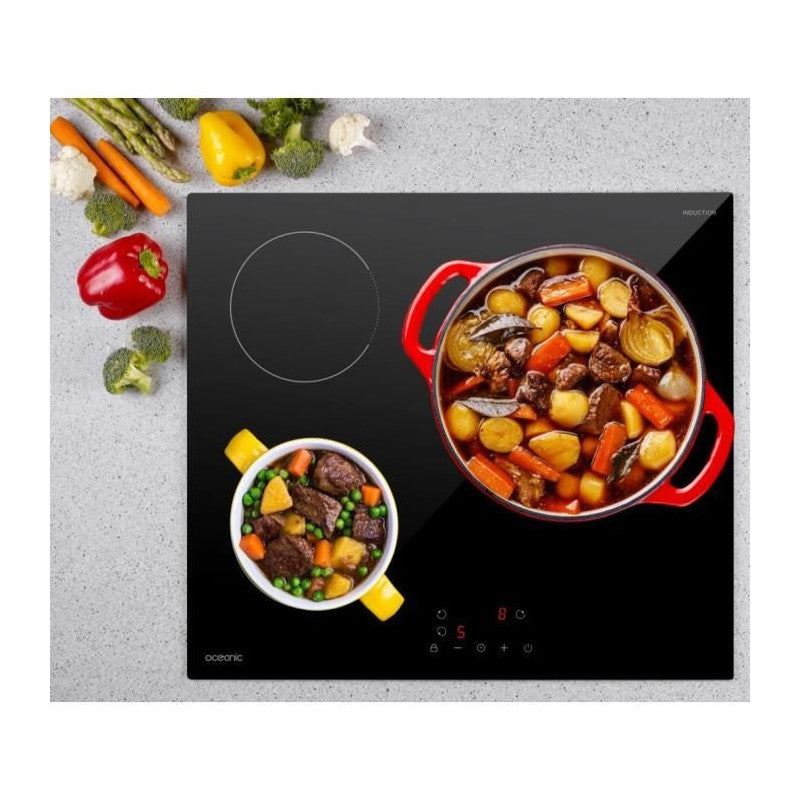 Table De Cuisson Induction Oceanic 3 Foyers L60 X P52 Cm Oceati3z7b Oceanic - Mathon - 4