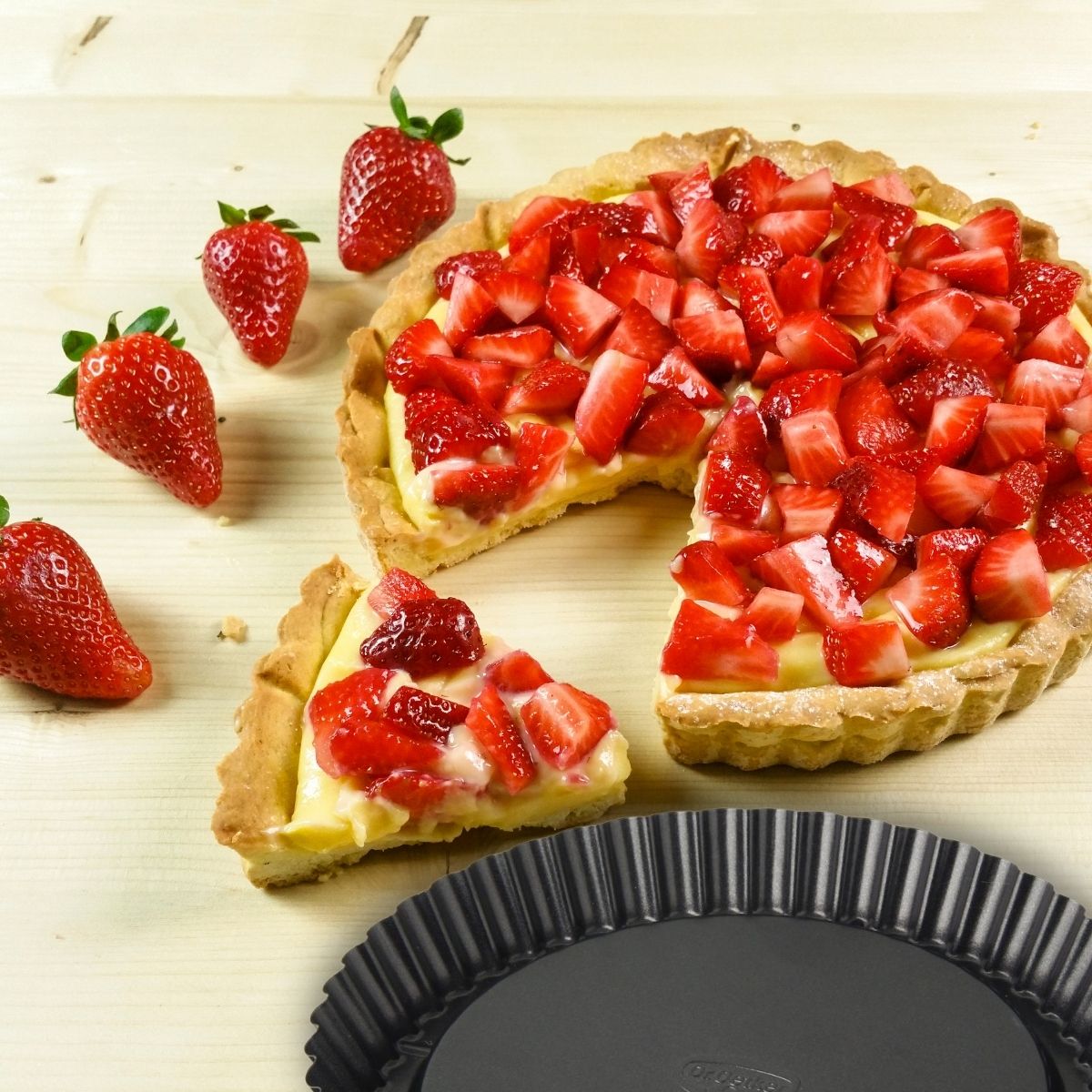 Set de 2 moules à tarte renversée 22 cm et 28 cm Dr Oetker tradition Dr. Oetker - Mathon - 2