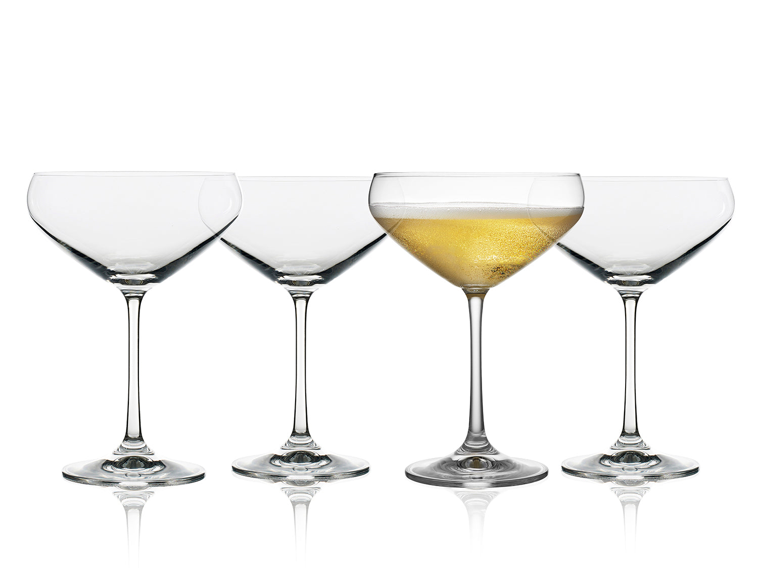 Set de 4 coupes à champagne JUVEL 34cl Transparent Lyngby Glas - Mathon - 1