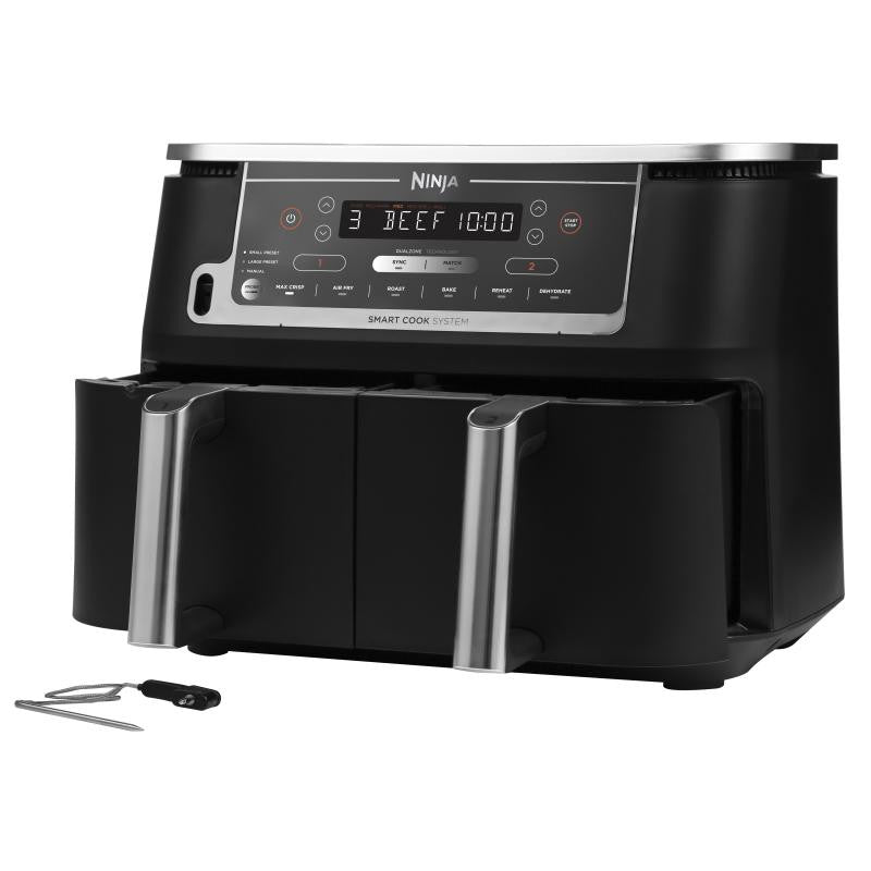 Friteuse à air "Ninja Foodi" Dual Zone AF451EU 2600 W Noir Ninja - Mathon - 3