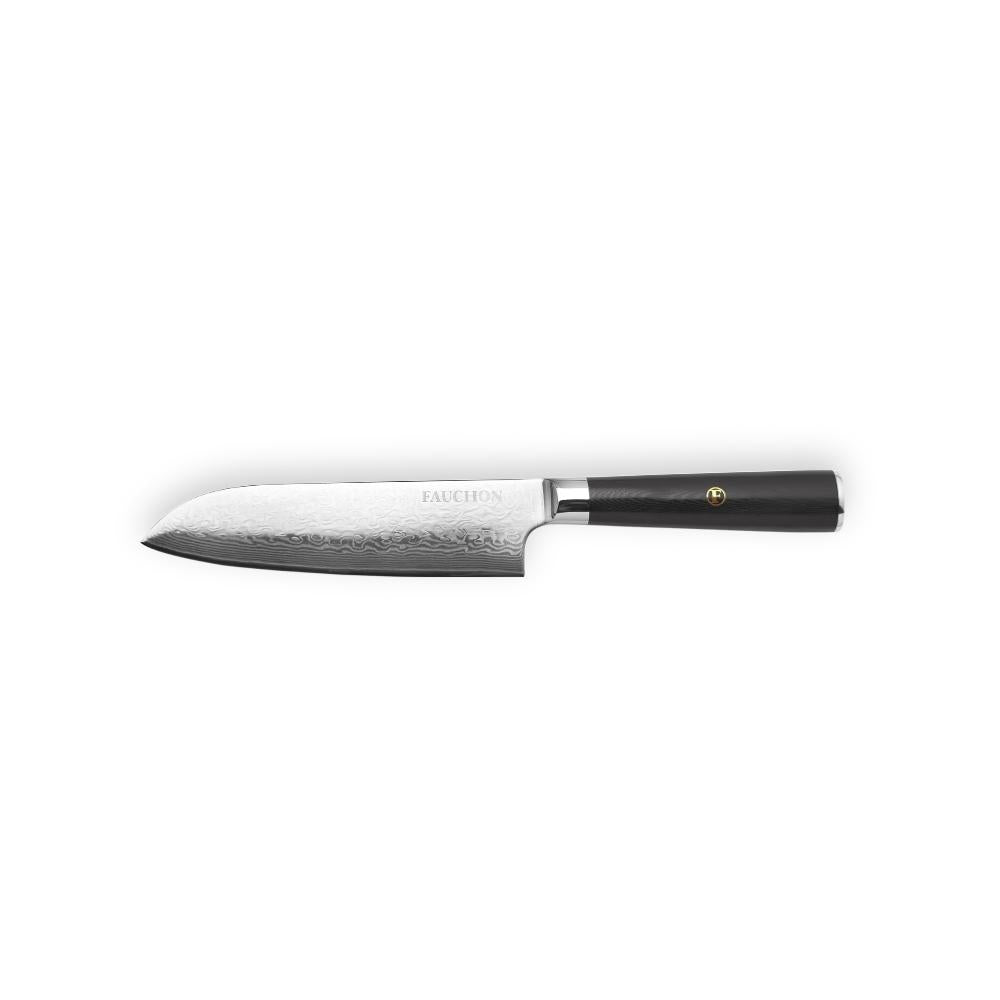 Couteau santoku 29,5cm DAMAS Fauchon Art de la Table - Mathon - 1
