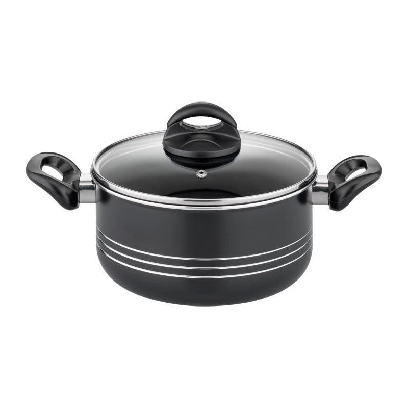 Batterie De Cuisine - Induction - Gsw - Milano Nero - 15 Pieces - Aluminium Massif - Noir GSW - Mathon - 2