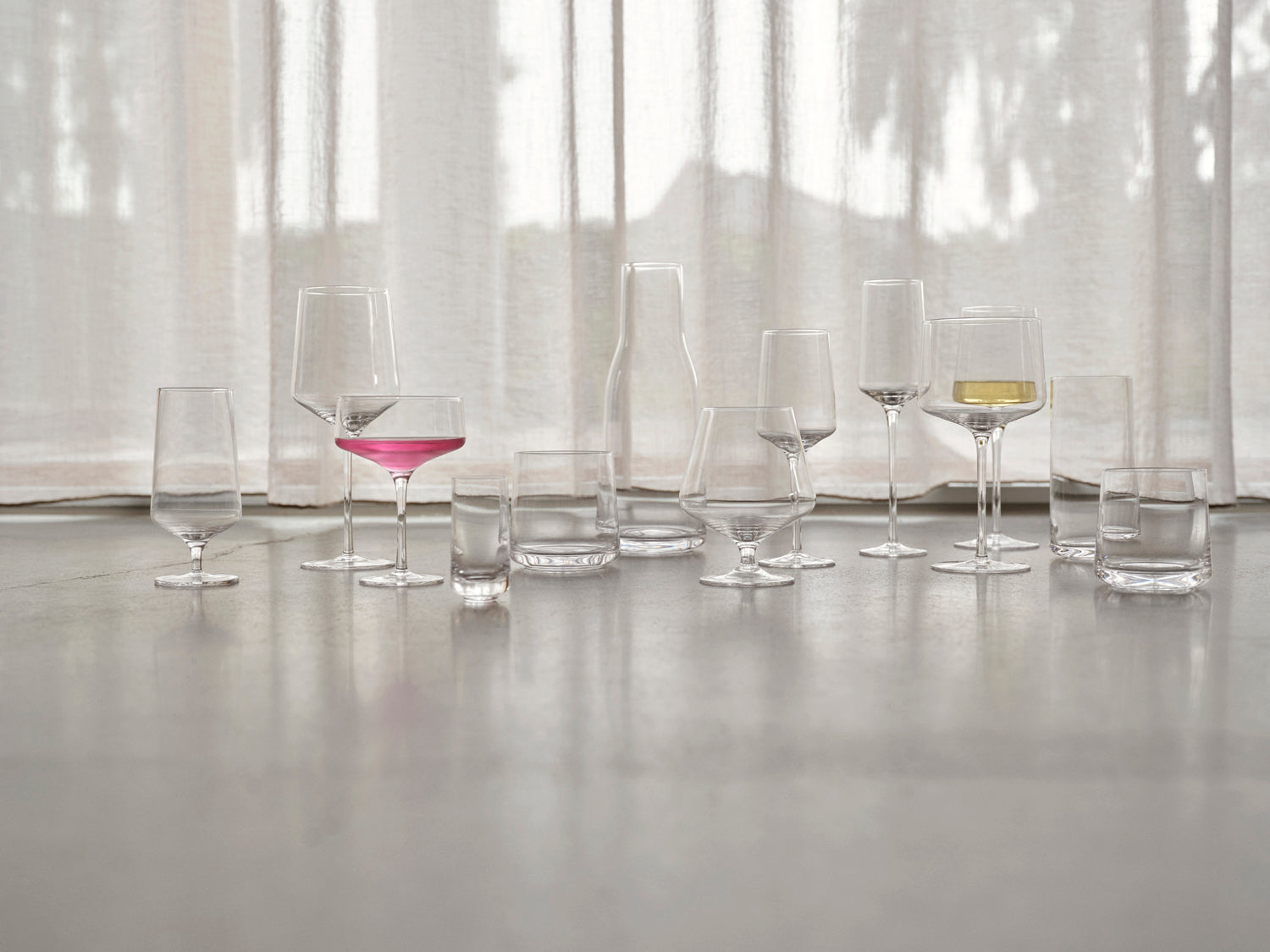 Set de 2 verres à vin rouge ROCKS 40cl en cristal sans plomb Transparent Zone Denmark - Mathon - 5