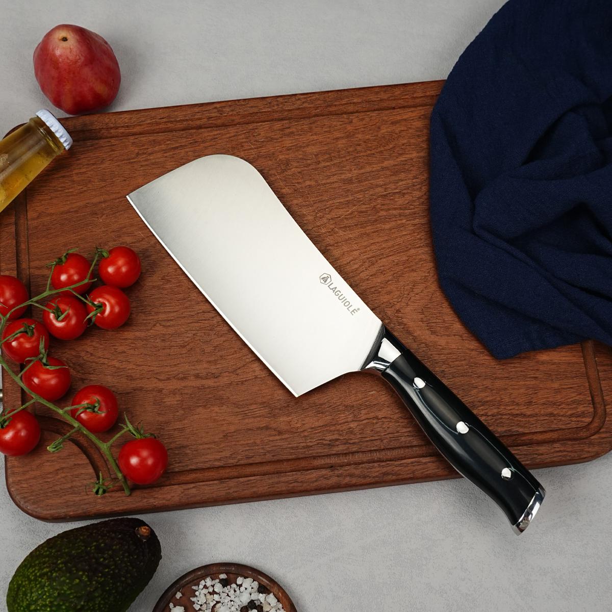 Couteau couperet noir 31cm - "Essentials" Laguiole Cuisson - Mathon - 3