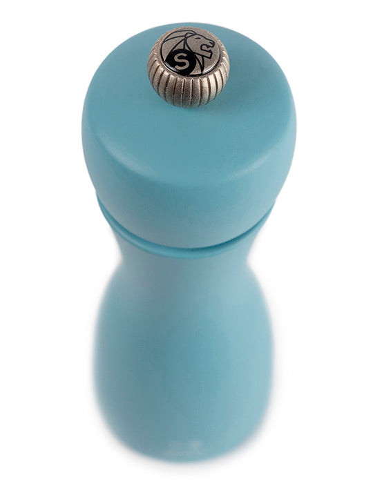 Tahiti Moulin à sel manuel en bois, 15 cm, Azur Peugeot - Mathon - 5