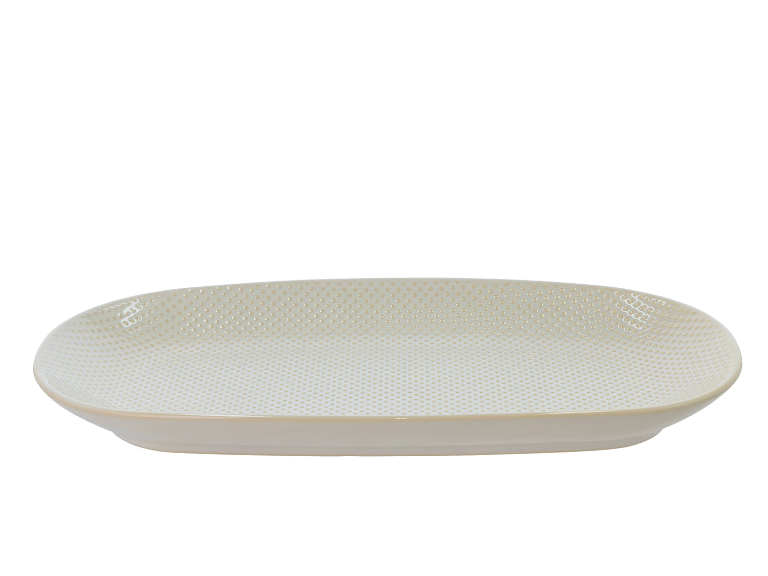 Plat de service ELSTRA en grès Bleu clair Villa Collection - Mathon - 1