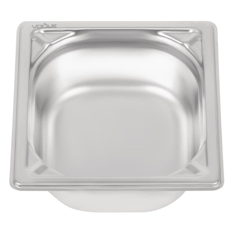 Bac Gastro Inox 18/10 GN 1/6 - P 65 mm - Vogue - Mathon - 2