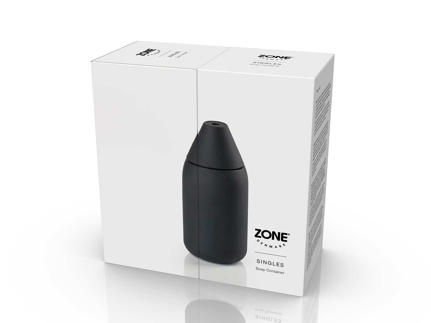 Distributeur de savon SINGLES en abs et silicone Noir Zone Denmark - Mathon - 4