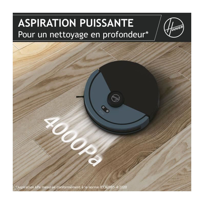 Hg430h Hydro Robot Aspirateur Laveur - Puissant 4000pa - Tous Sols - Navigation Laser -capteur D