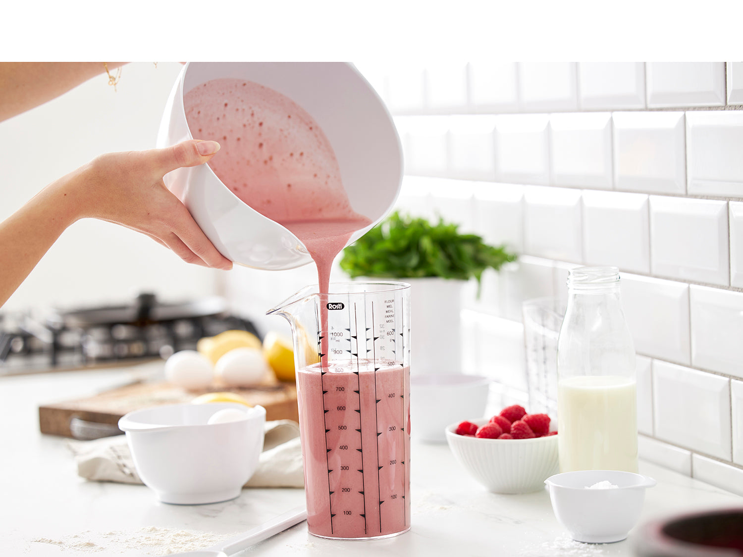 Pichet doseur CLASSIC 0,5l en plastique rigide Transparent Rosti - Mathon - 10