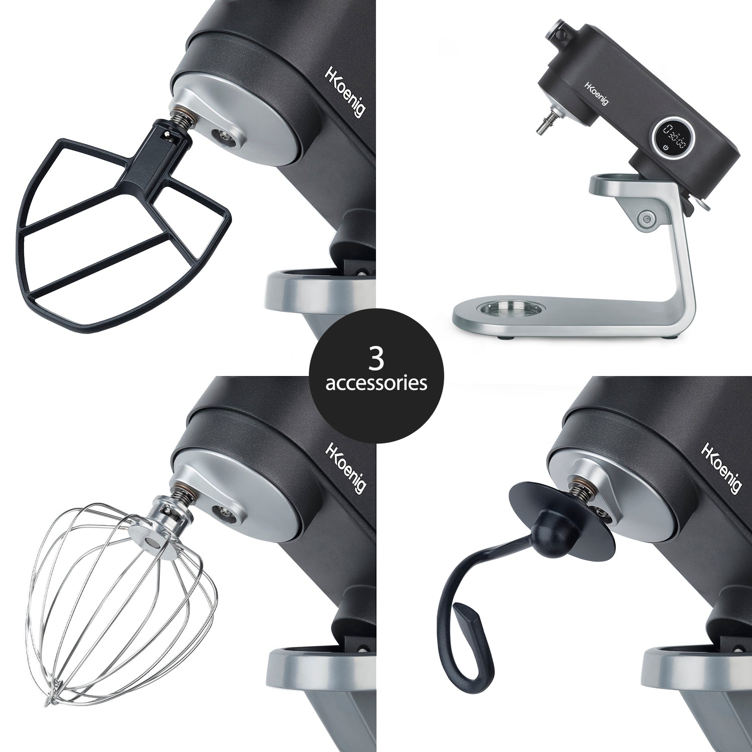 Robot pâtissier métal - KM120 H.Koenig - Mathon - 7