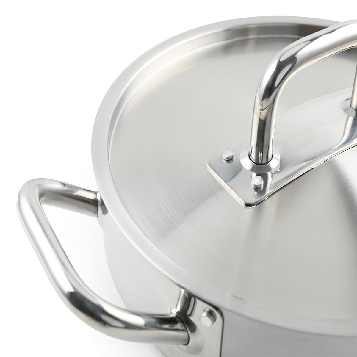 Faitout triplex 24x8,5cm - Induction Gam Hotel - Mathon - 4