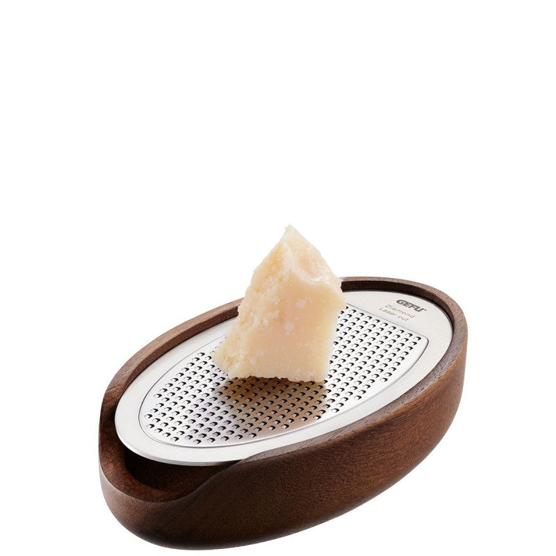 Râpe à parmesan Parmezo en inox et bois d
