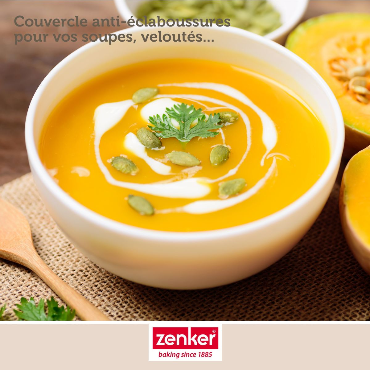 Ensemble de 2 Couvercles anti projections 30 cm Zenker Smart Pastry Zenker - Mathon - 5