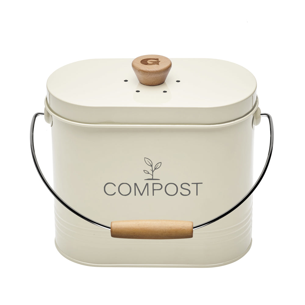 Seau compost ovale beige 3L Guillouard - Mathon - 1