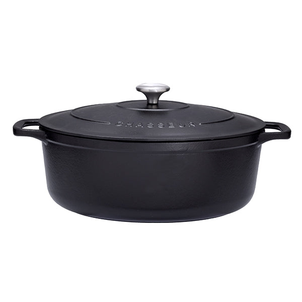 Cocotte Sublime fonte ovale 8,5 L 35 cm noir Chasseur - Mathon - 1