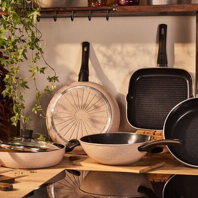 Gril Ledro 28 cm, Aluminium, Revêtement Céramique, Sable Balarini - Mathon - 4