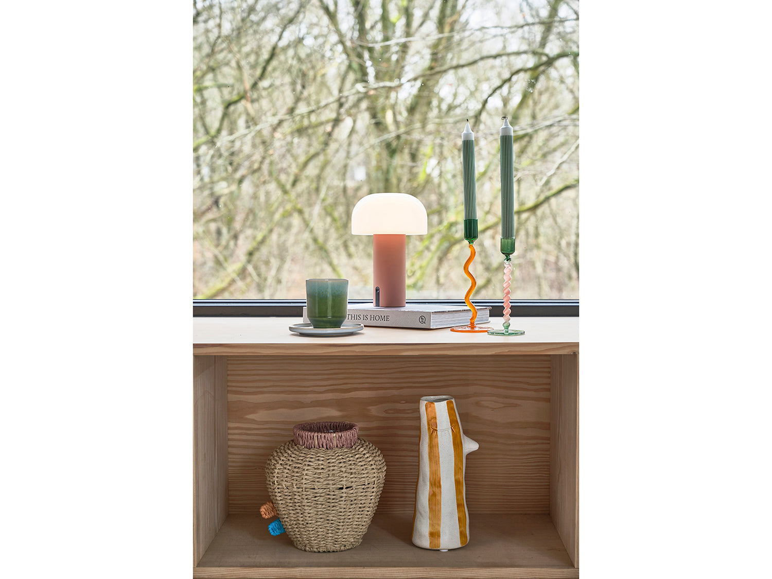 Soucoupe STYLES en grès Bleu clair Villa Collection - Mathon - 6