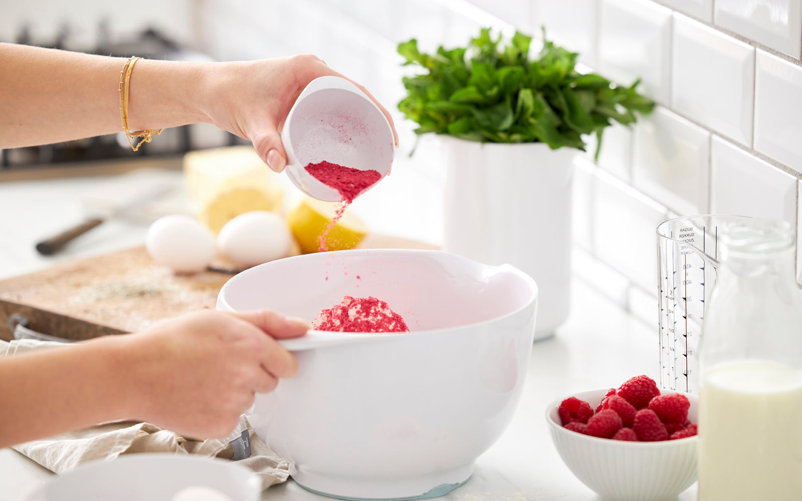 Bol mélangeur Margrethe Blanc 4L Rosti - Mathon - 3