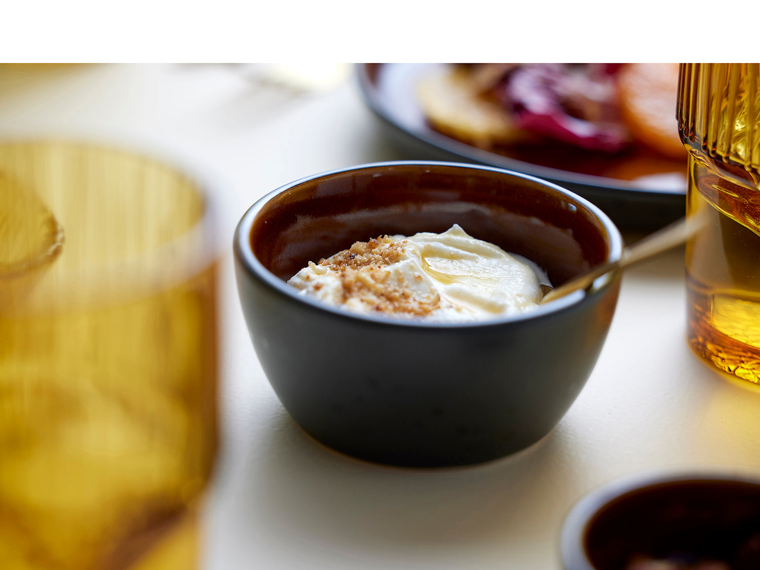 Bol GASTRO 10cm en grès émaillé Noir/Ambre Bitz - Mathon - 2