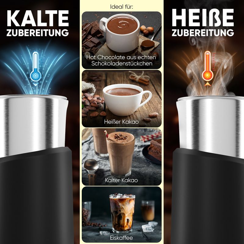 Mousseur à lait 500W Clatronic MS3812-Noir Clatronic - Mathon - 3