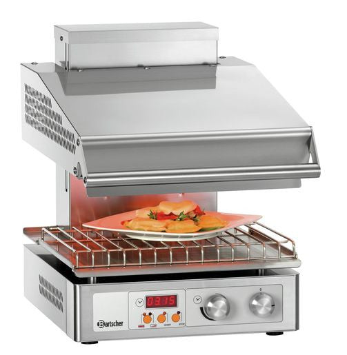 Salamandre de Cuisine électrique hi-light - 2 zones - Bartscher - Mathon - 4