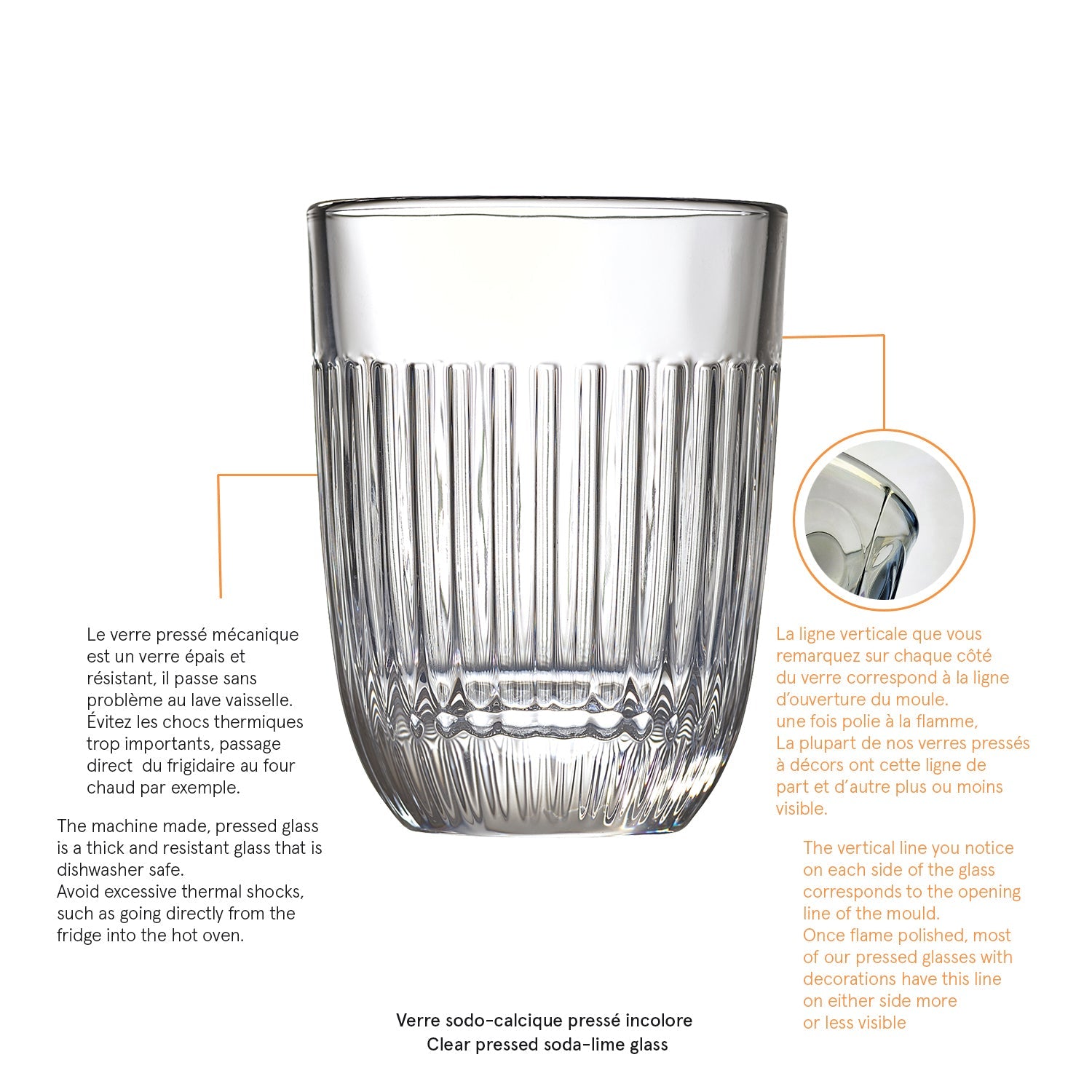 Lot de 6 grands verres à eau La Rochère - Mathon - 4