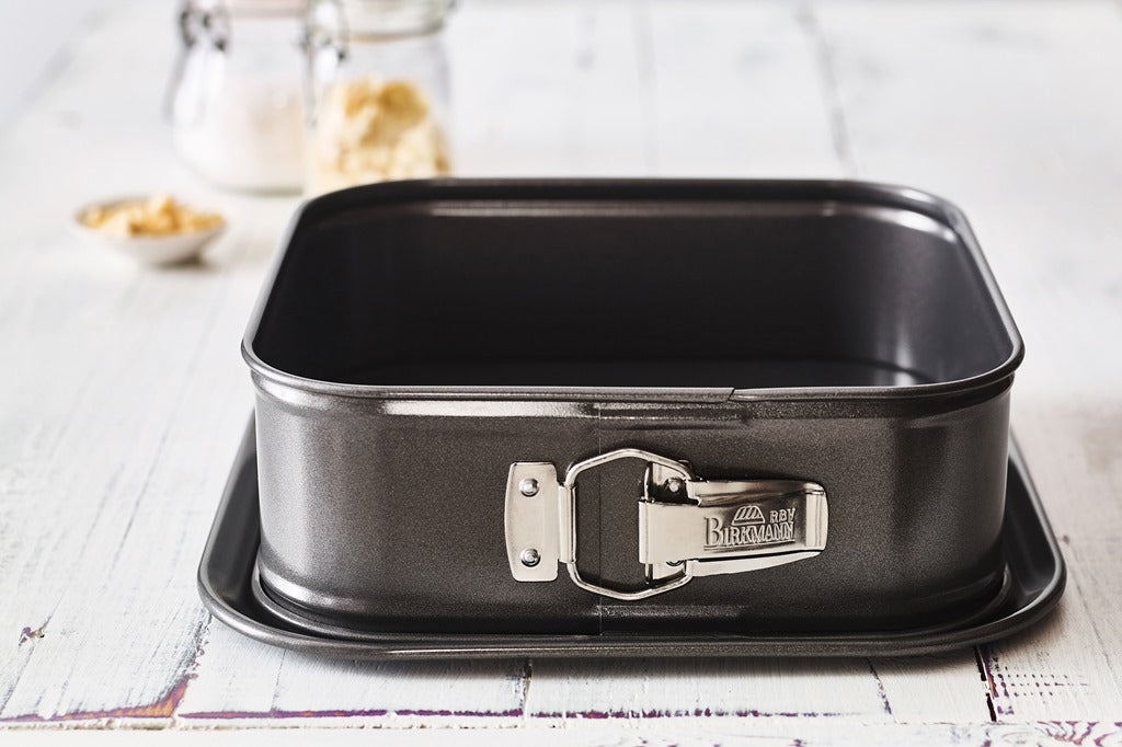 Moule à fond amovible en acier carbone, EASY Baking, 24x24H8 cm Birkmann - Mathon - 2