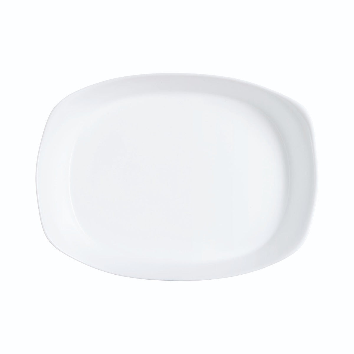 Plat à four rectangulaire blanc 30X22cm Smart Cuisine Carine 250°C   - Opale culinaire extra léger et résistant Luminarc - Mathon - 1