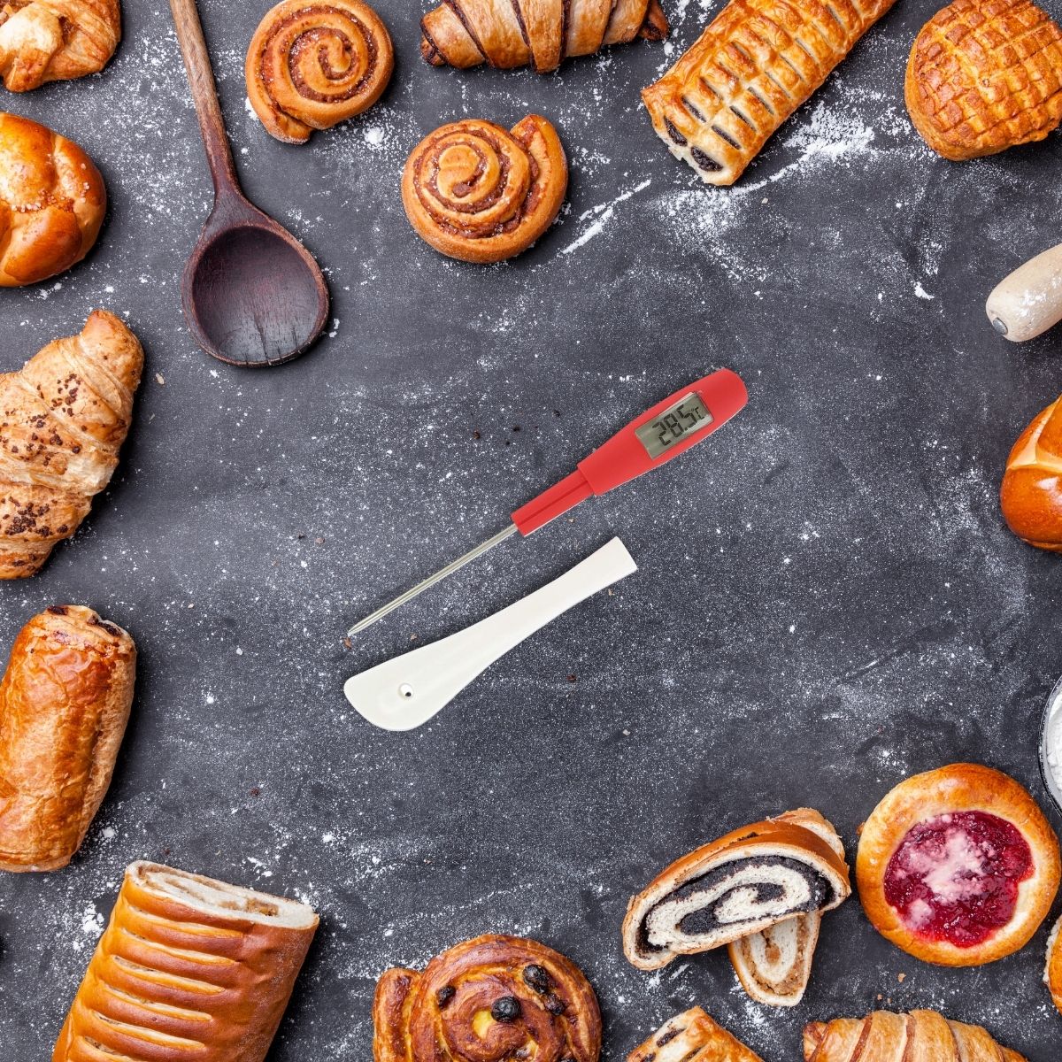 Spatule thermomètre 30 cm Stil Fackelmann - Mathon - 2